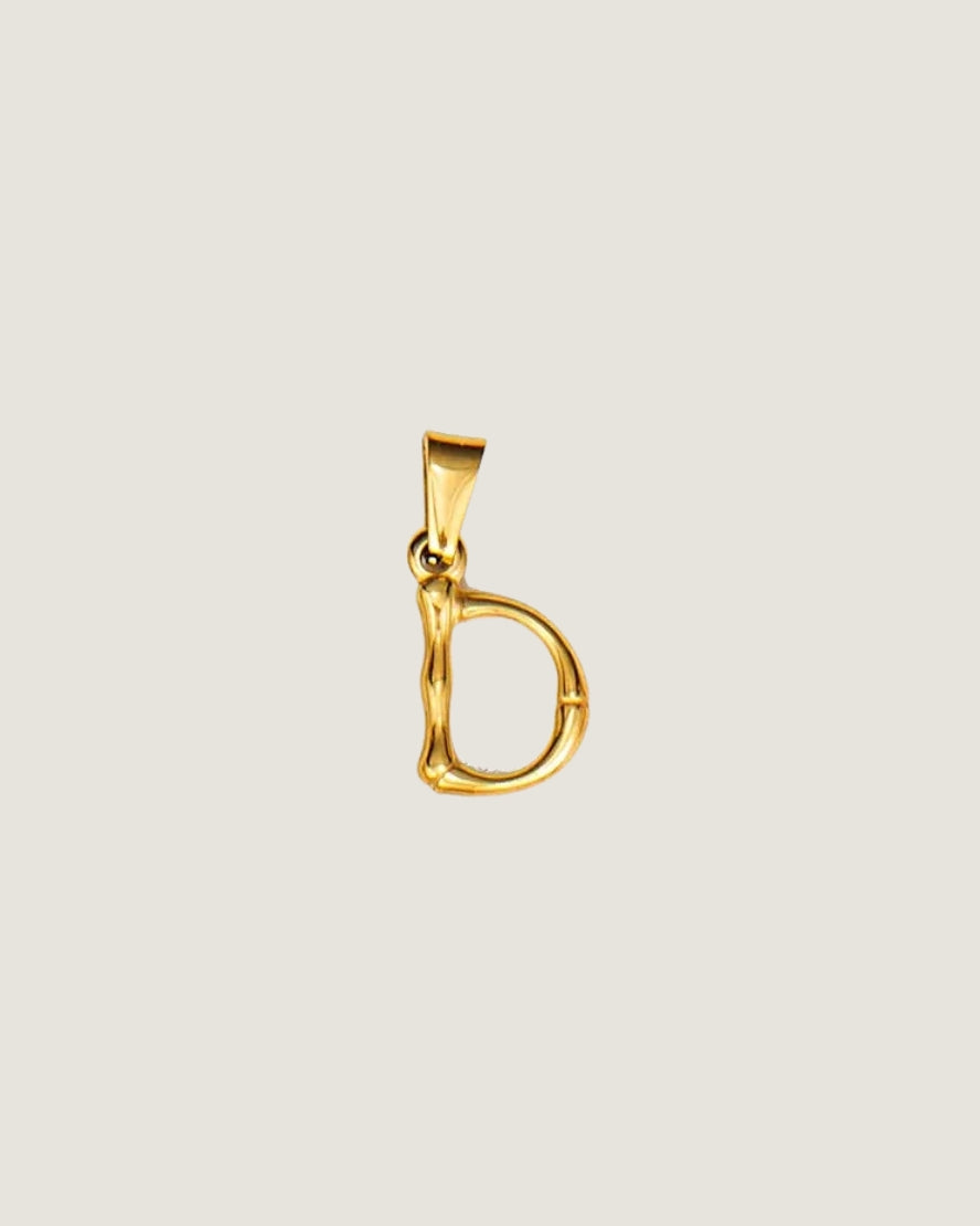 Initial Gold Charm