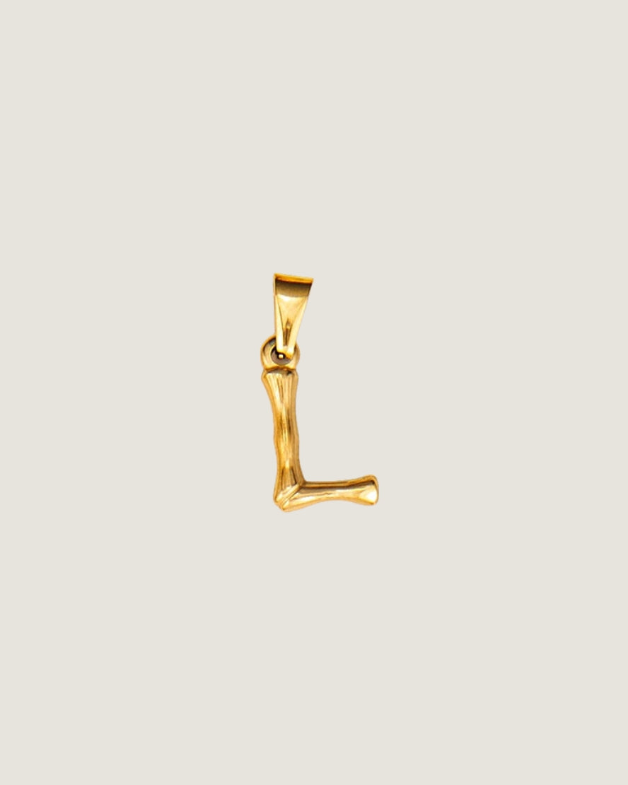 Initial Gold Charm