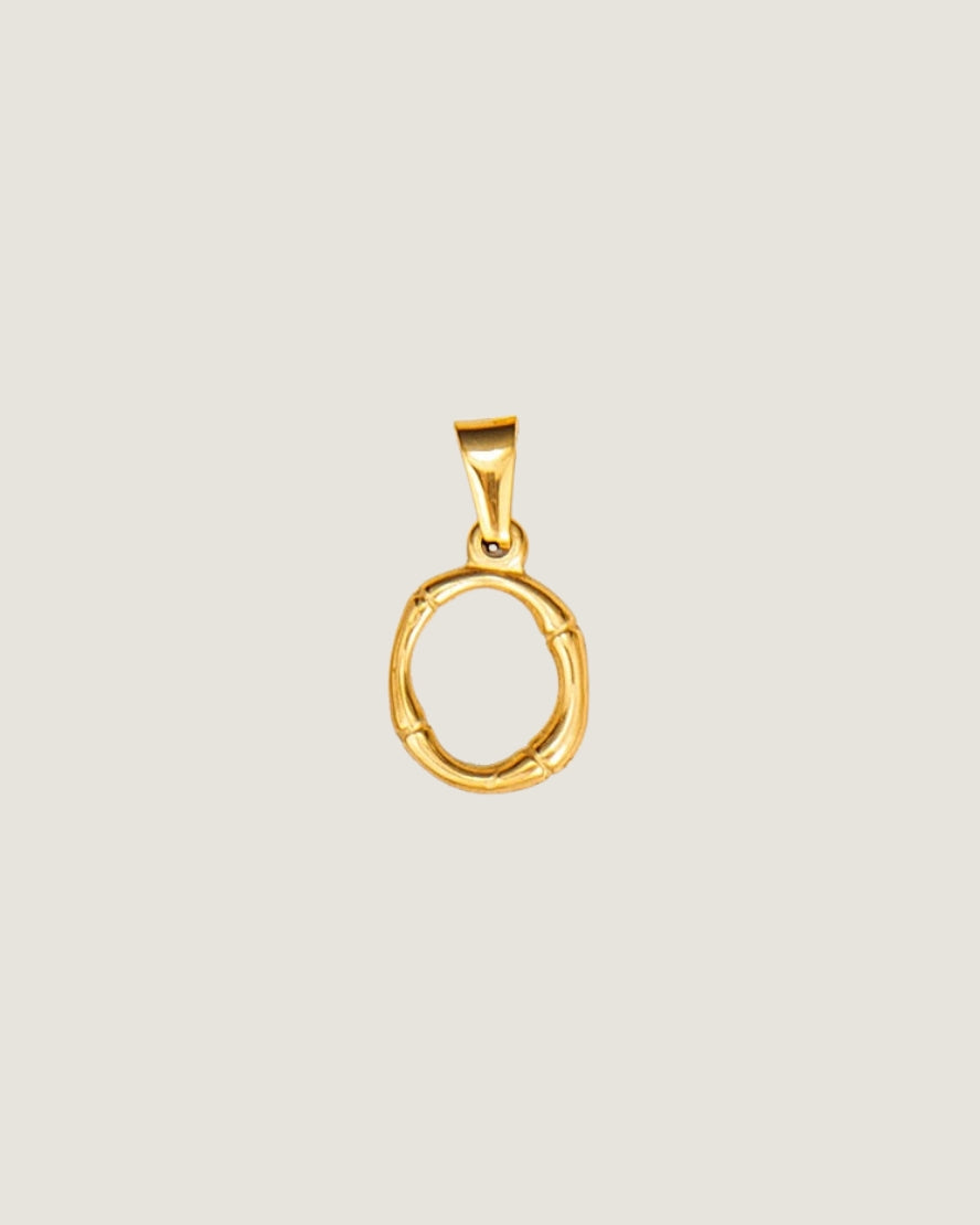 Initial Gold Charm