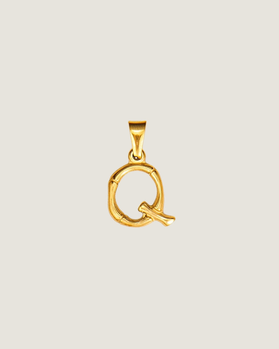 Initial Gold Charm