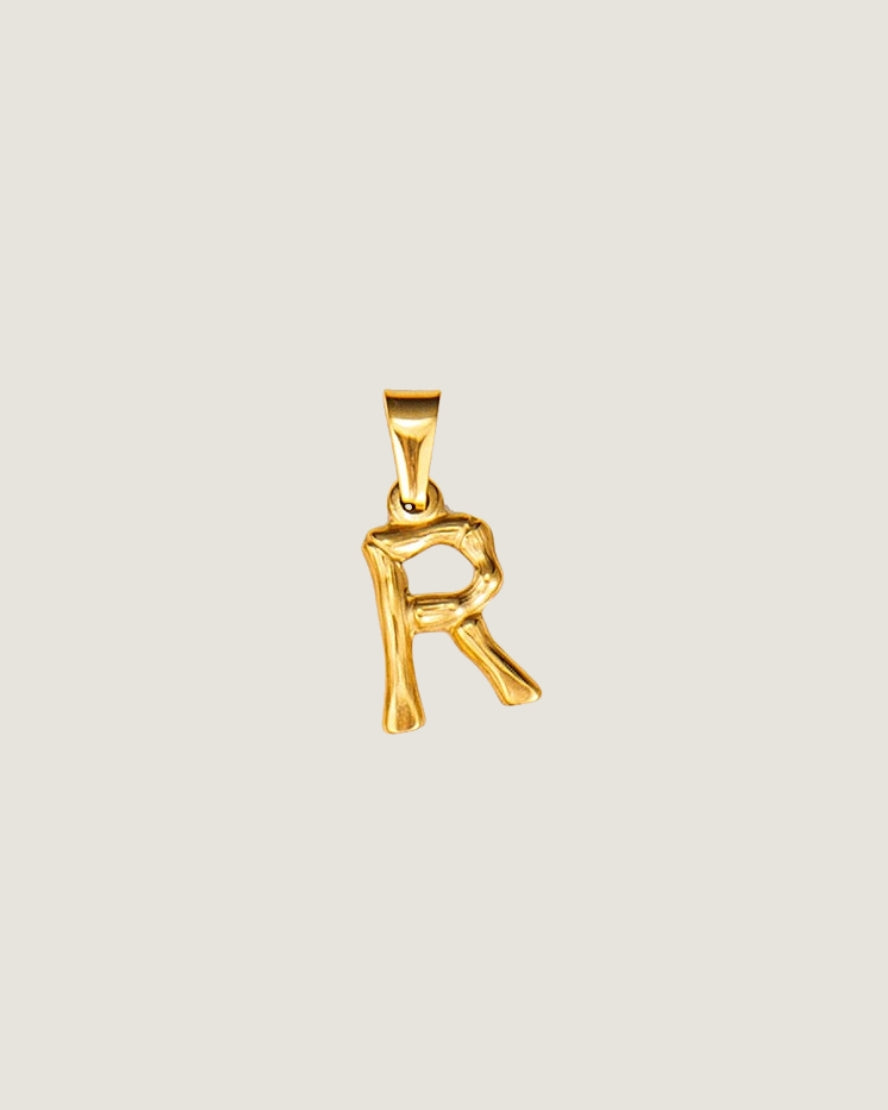 Initial Gold Charm
