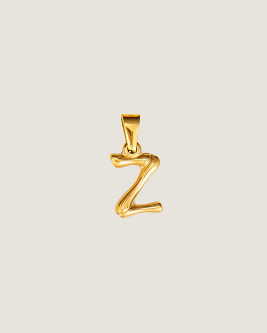 Initial Gold Charm