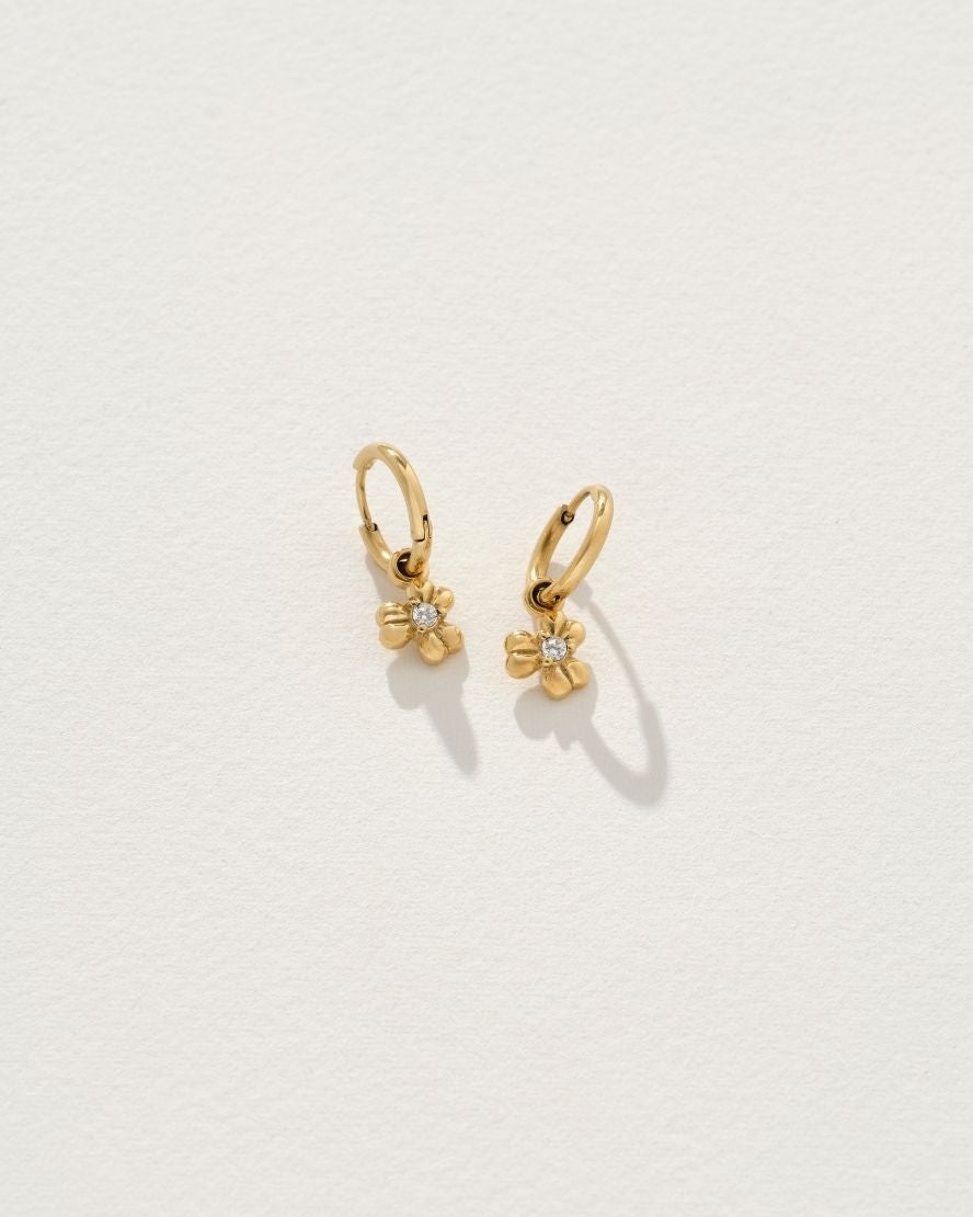 Margie Earrings in Gold/Crystal Pre-Order