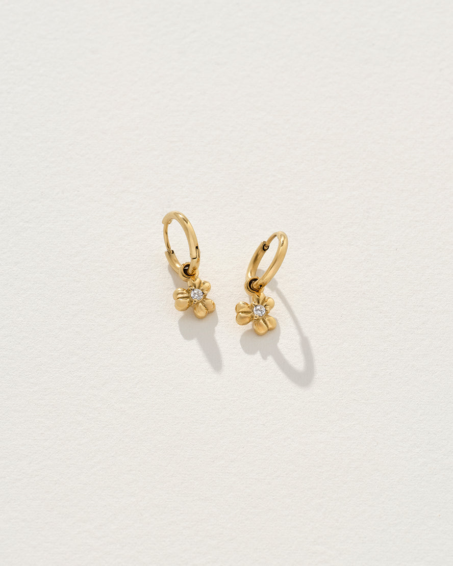 Margie Earrings in Gold/Crystal