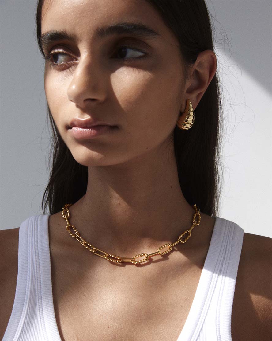 Nori Earrings in Gold