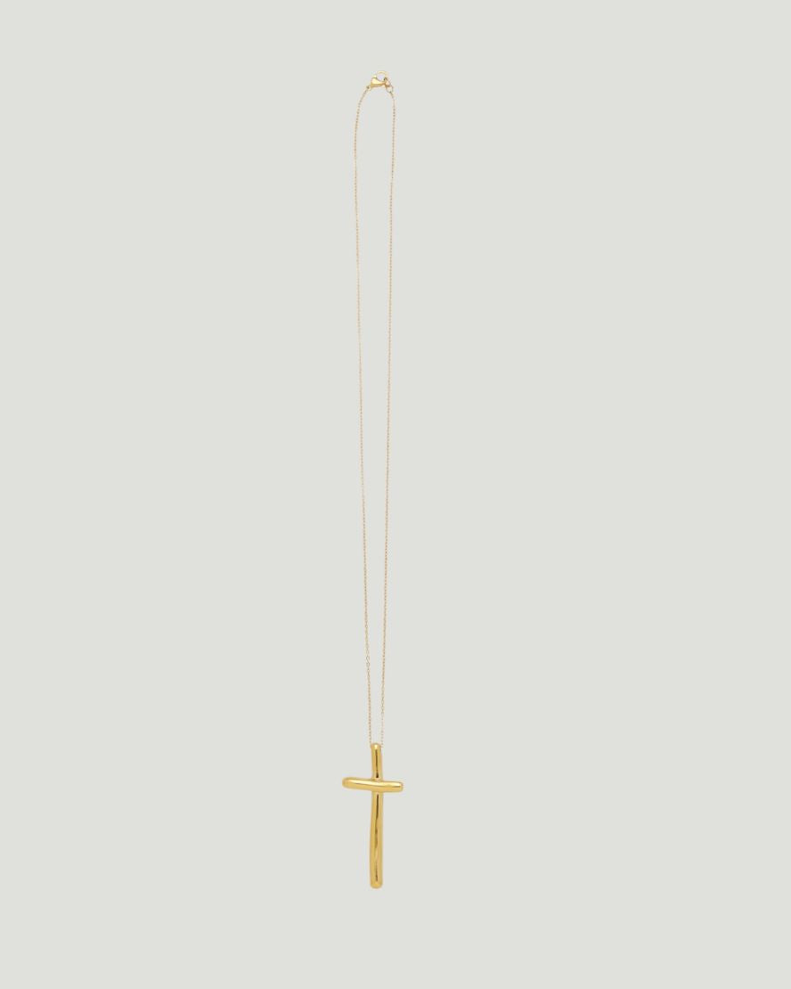 Pilgrim&#39;s Cross Necklace in Gold