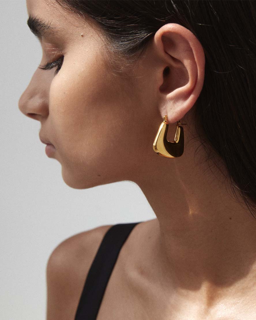 Raegen Earrings in Gold