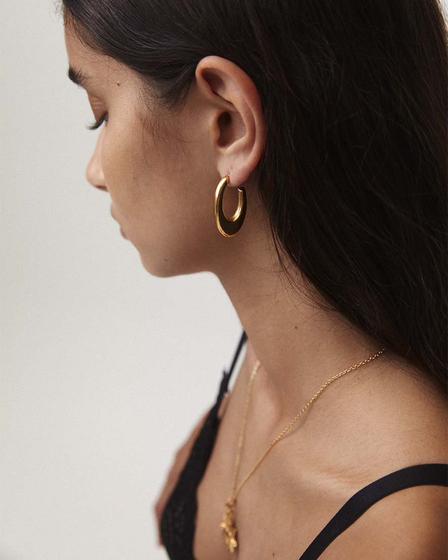Rayna Earrings in Gold