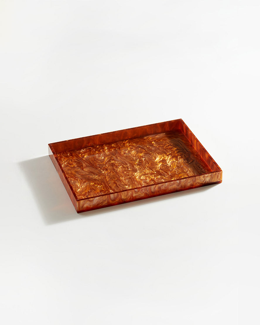 Rectangle Tray in Caramel
