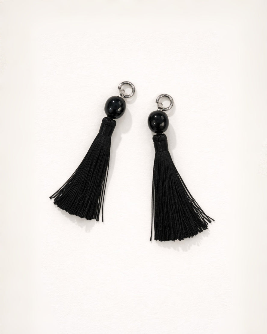 Milan Earrings Black