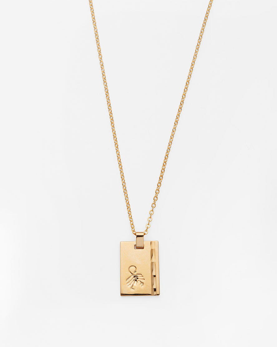 Gold Star Sign Necklace
