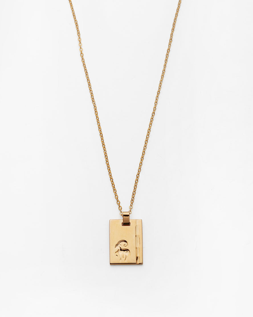 Gold Star Sign Necklace