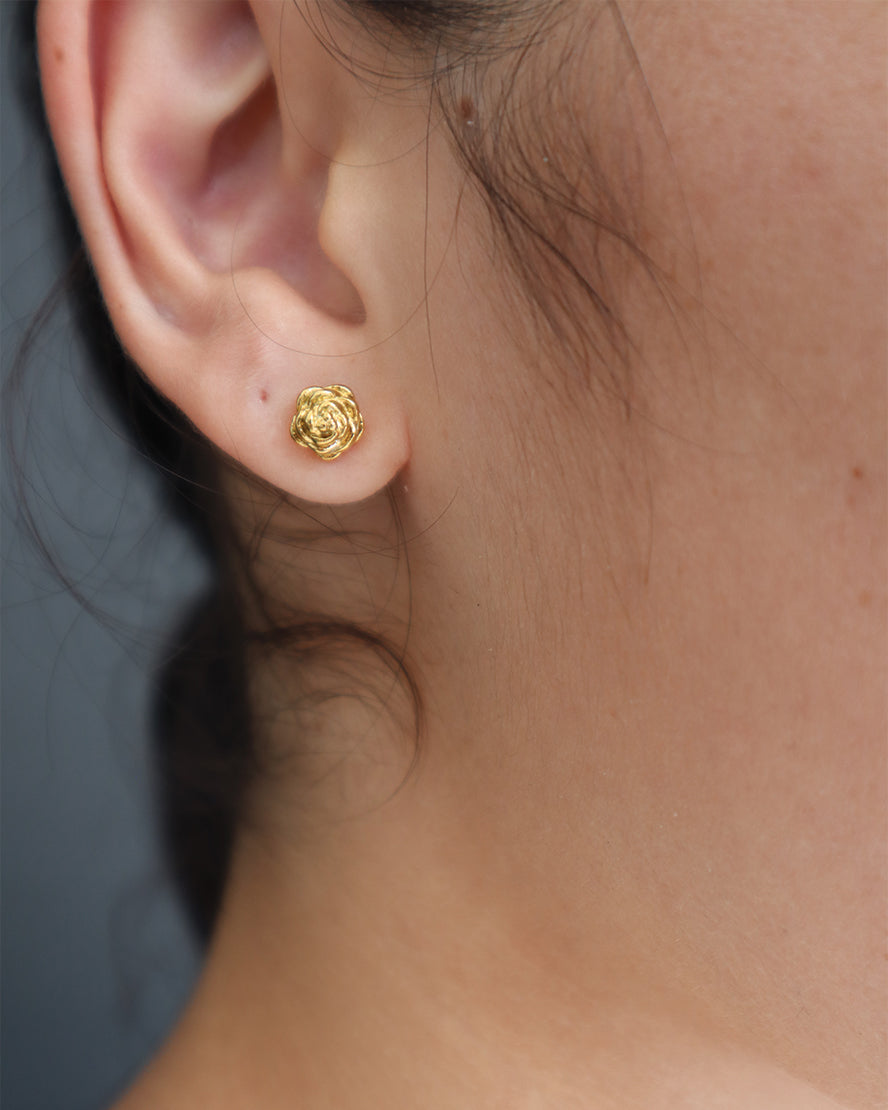 Rosie Studs in Gold