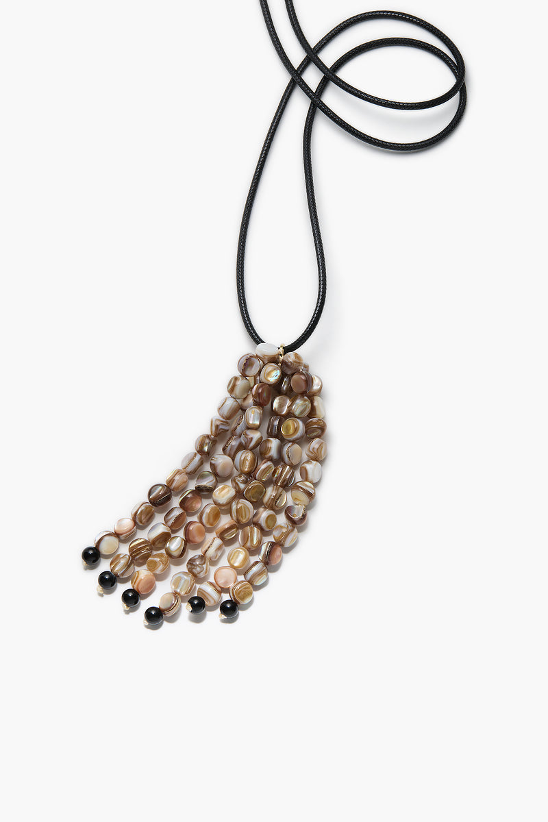 Raphaella Necklace Brown