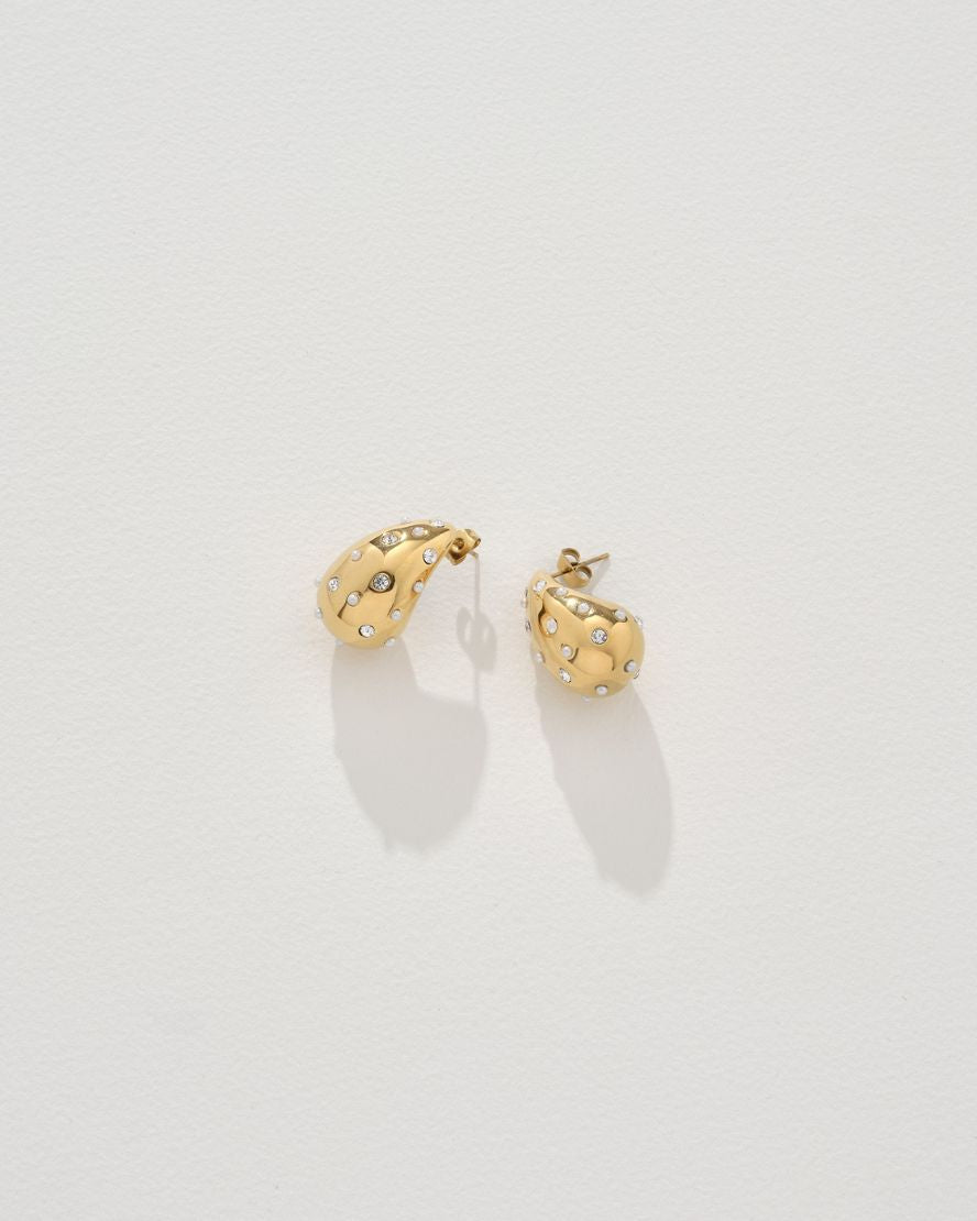 Santiago Earrings in Gold