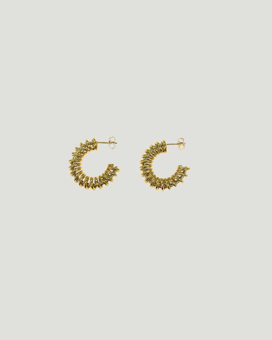 Spiral Hoop Earrings