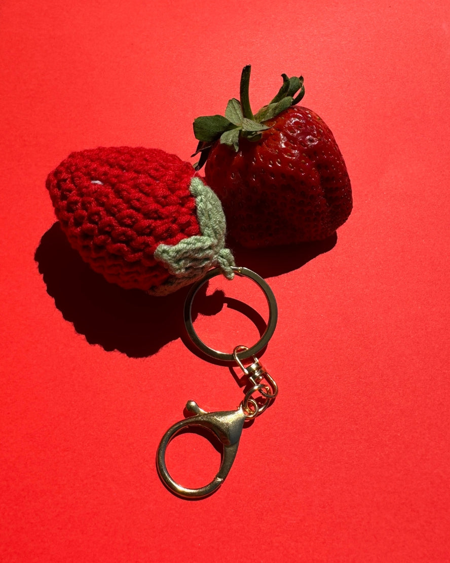 Strawberry Charm in Red/Green