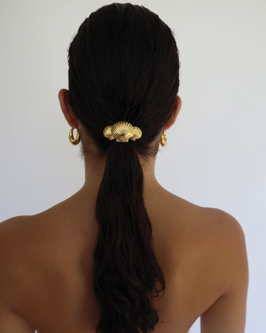 Ziva Hair Tie in Gold