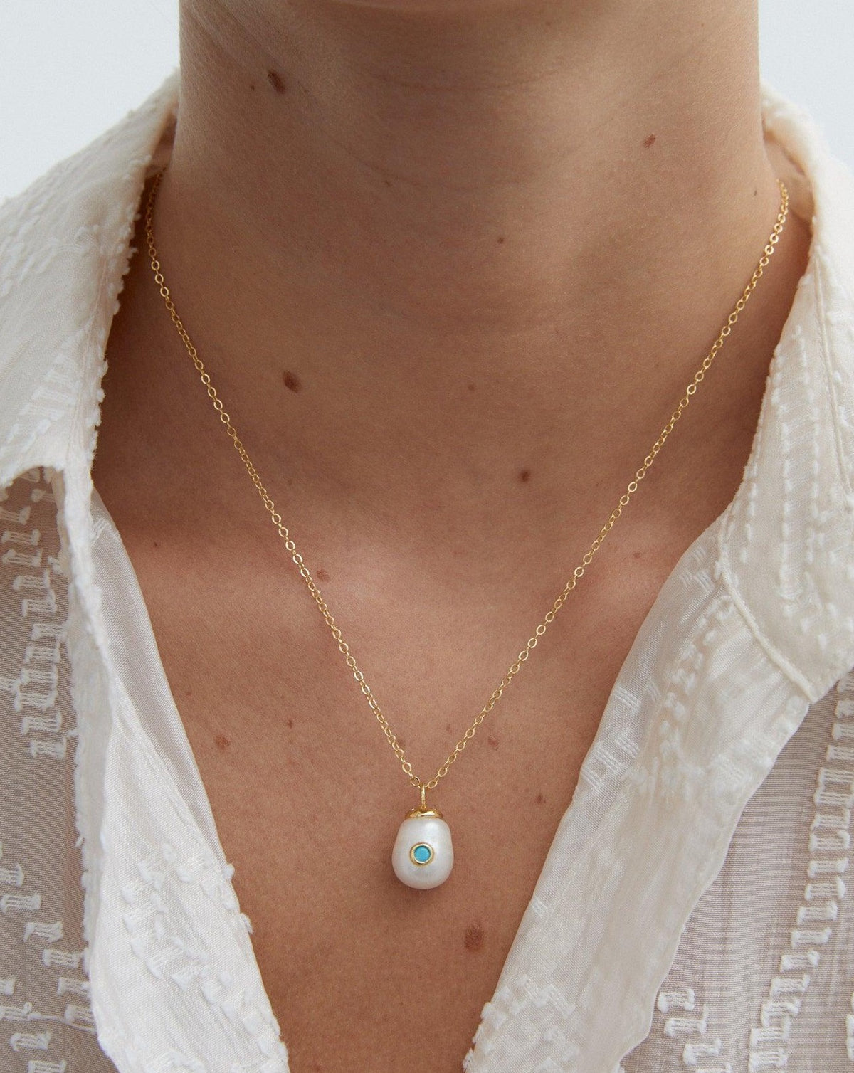 Birthstone Pearl Pendant December - Reliquia Jewellery