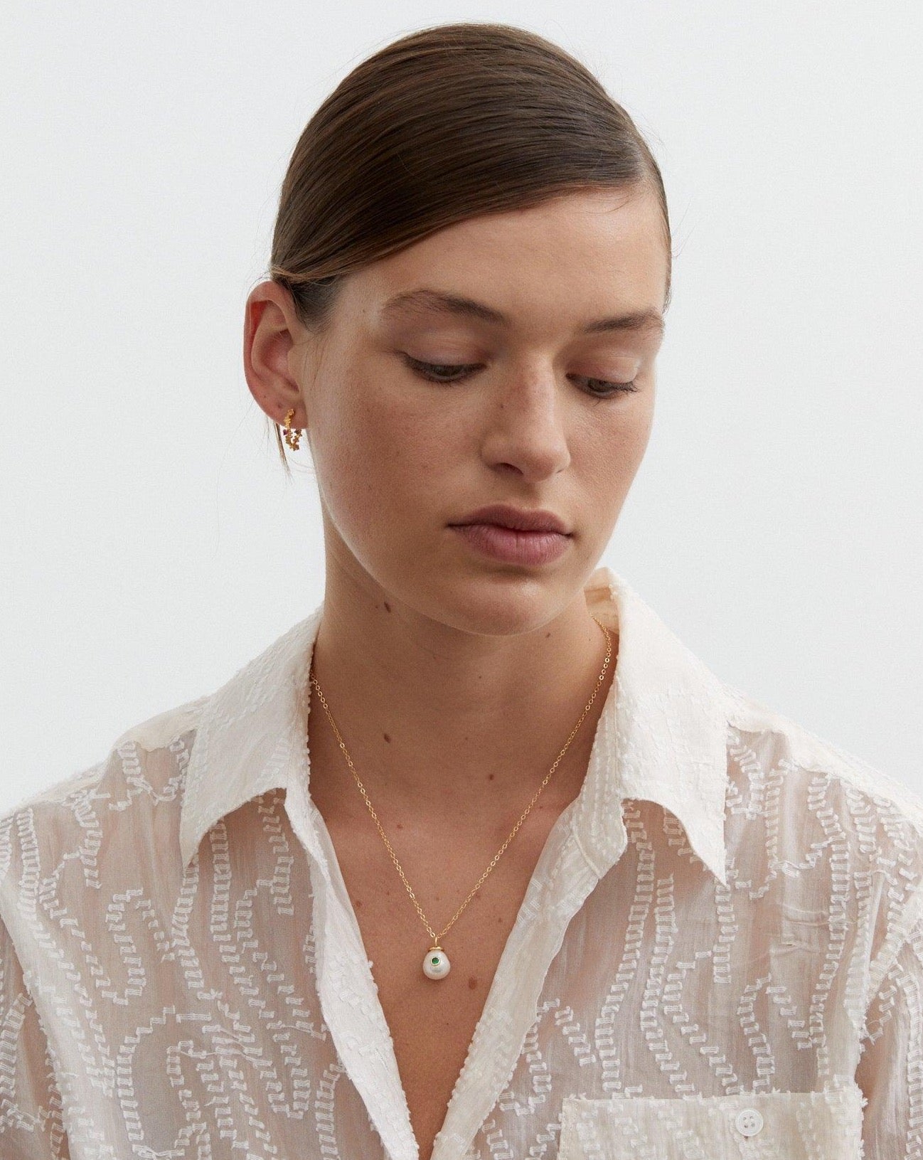 Birthstone Pearl Pendant May - Reliquia Jewellery