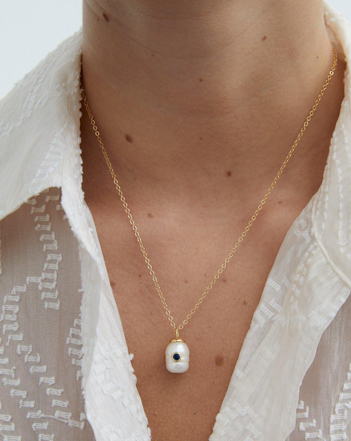 Birthstone Pearl Pendant September - Reliquia Jewellery