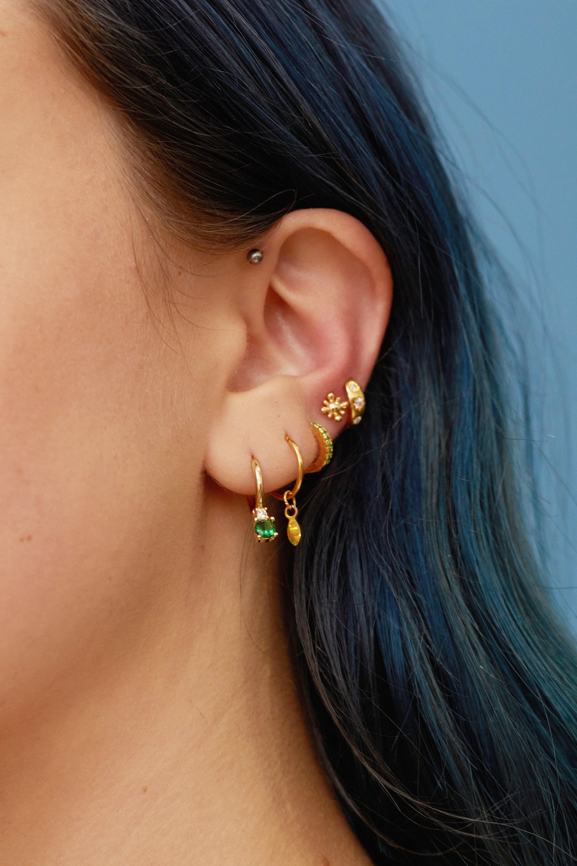 Campillo Earrings in Green PRE-ORDER - Reliquia Jewellery