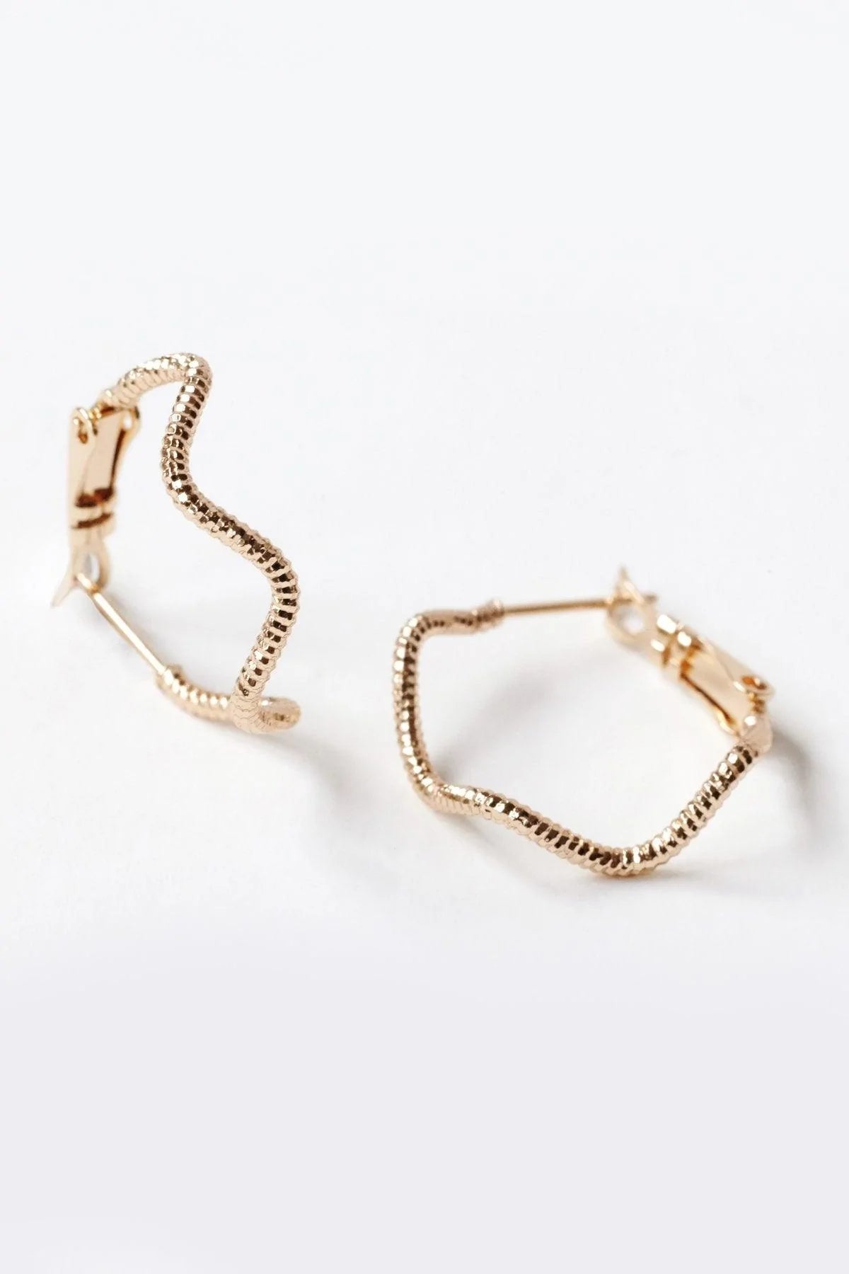 Fine Swirl Earrings Gold PRE-ORDER - Reliquia Jewellery