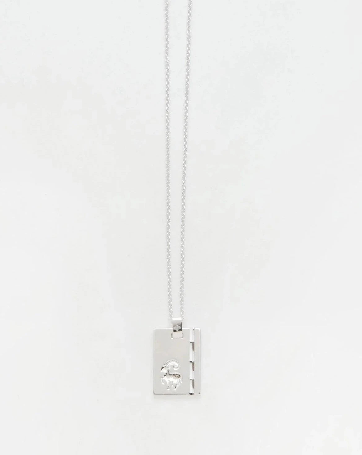 Silver Star Sign Necklace Aries - Reliquia Jewellery